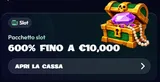 Pacchetto slot bonus 600 percento fino a 10000 euro